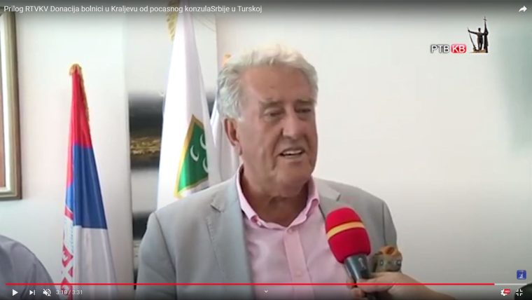 Донација болници у Краљеву од почасног конзула Србије у Турској
